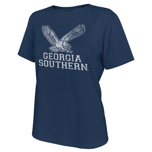 Retro Brand - Ladies Vintage Tee - Triblend Navy