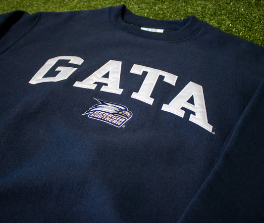 Champion® Heavyweight Reverse Weave Sweatshirt - GATA Applique Embroidery