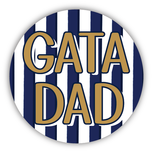 GATA DAD Stripe Button Pin