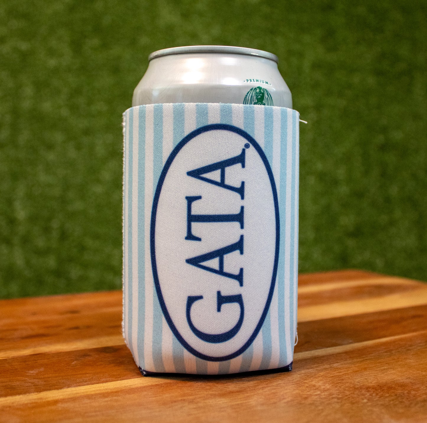 NEOPRENE CAN KOOZIE - GATA Seersucker