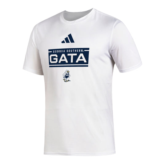 ADIDAS - CREATOR Performance Short Sleeve Tee - GATA Strutter - WHITE