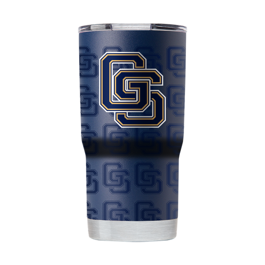 Retro Interlocking GS Stainless Steel 20oz Full Wrap Tumbler