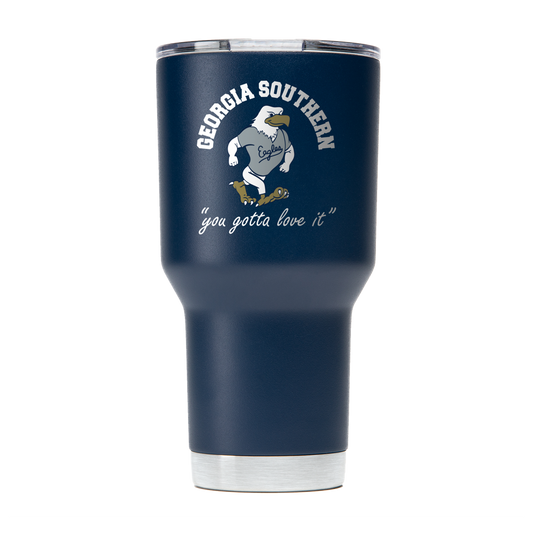 Retro "You Gotta Love It" Strutter Stainless Steel 30oz NAVY Flag Tumbler