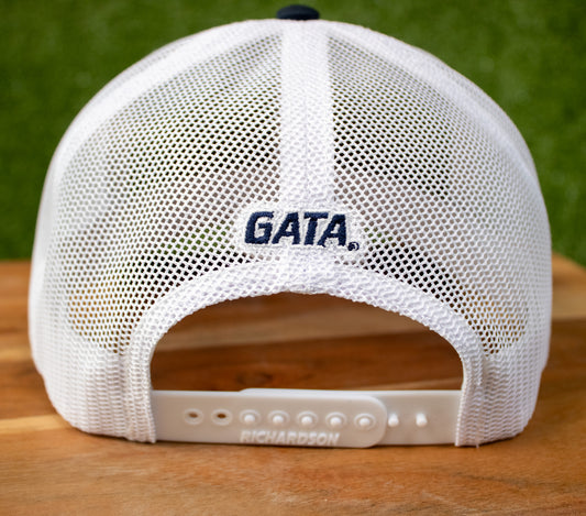 Richardson 112 - GS Golf Flag Patch - NAVY/White Mesh