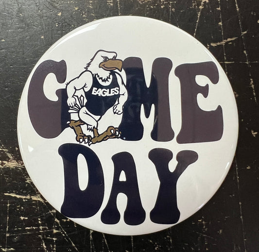 Strutter Game Day Button Pin