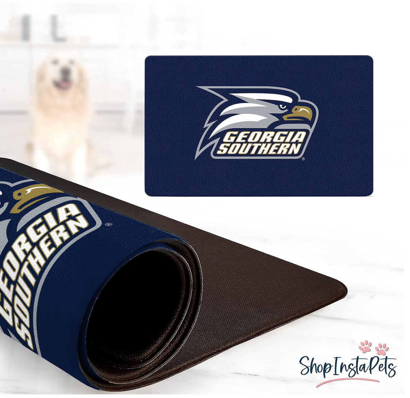 Georgia Southern Pet Food Mat