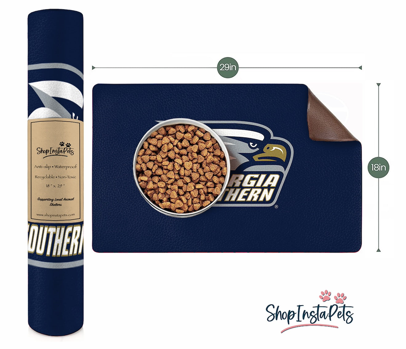 Georgia Southern Pet Food Mat