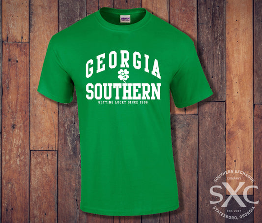 Getting Lucky St Pat Tee - Irish Green Tee
