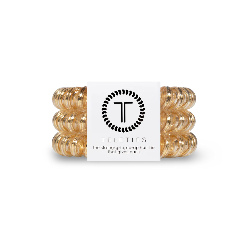 TELETIES - Large Hair Ties (3 pack) - Good As Gold