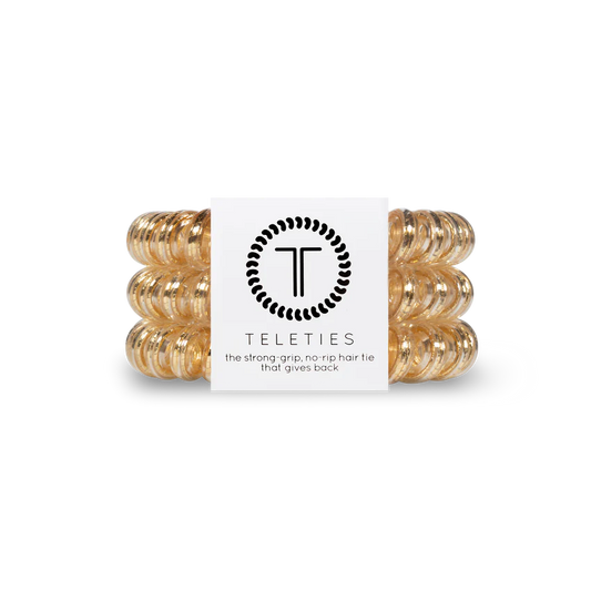 TELETIES - Large Hair Ties (3 pack) - Good As Gold