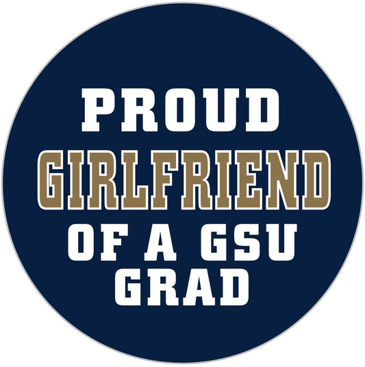 Grad Girlfriend Button Pin