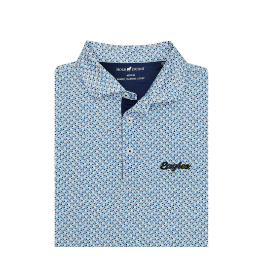 HORN LEGEND - Eagles Script Floral - Performance Polo