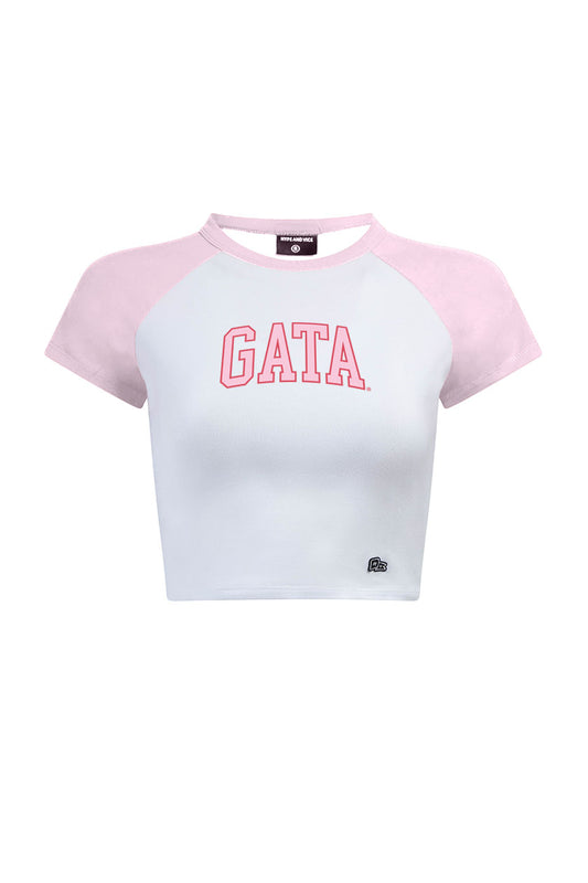 HYPE AND VICE - Women's Homerun Tee - Pink GATA