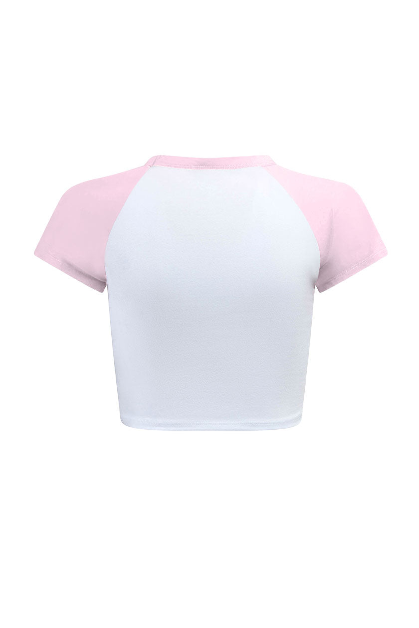 HYPE AND VICE - Women's Homerun Tee - Pink GATA