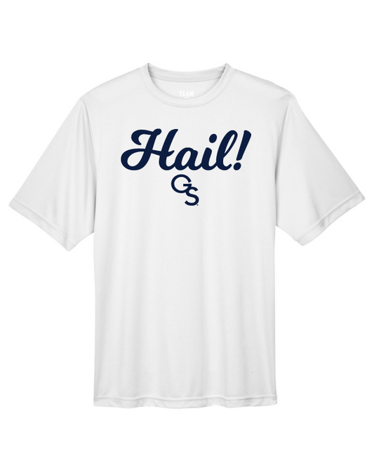 HAIL! GS Short Sleeve Performance Tee - WHITE