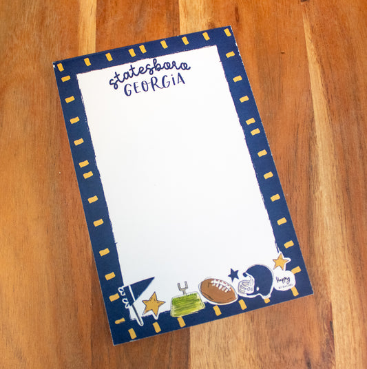 Statesboro Note Pad by Happy By Rachel