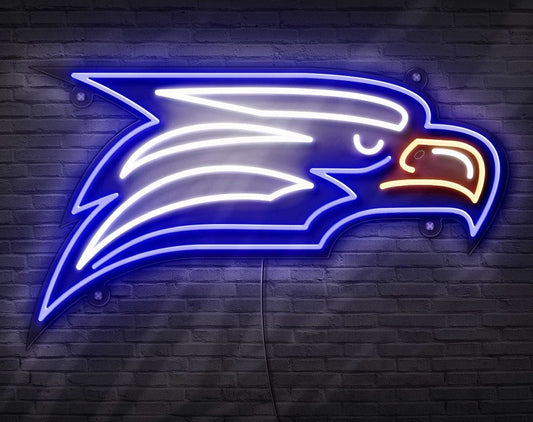 LED Neon Wall Hanging - ATHLETIC EAGLE HEAD