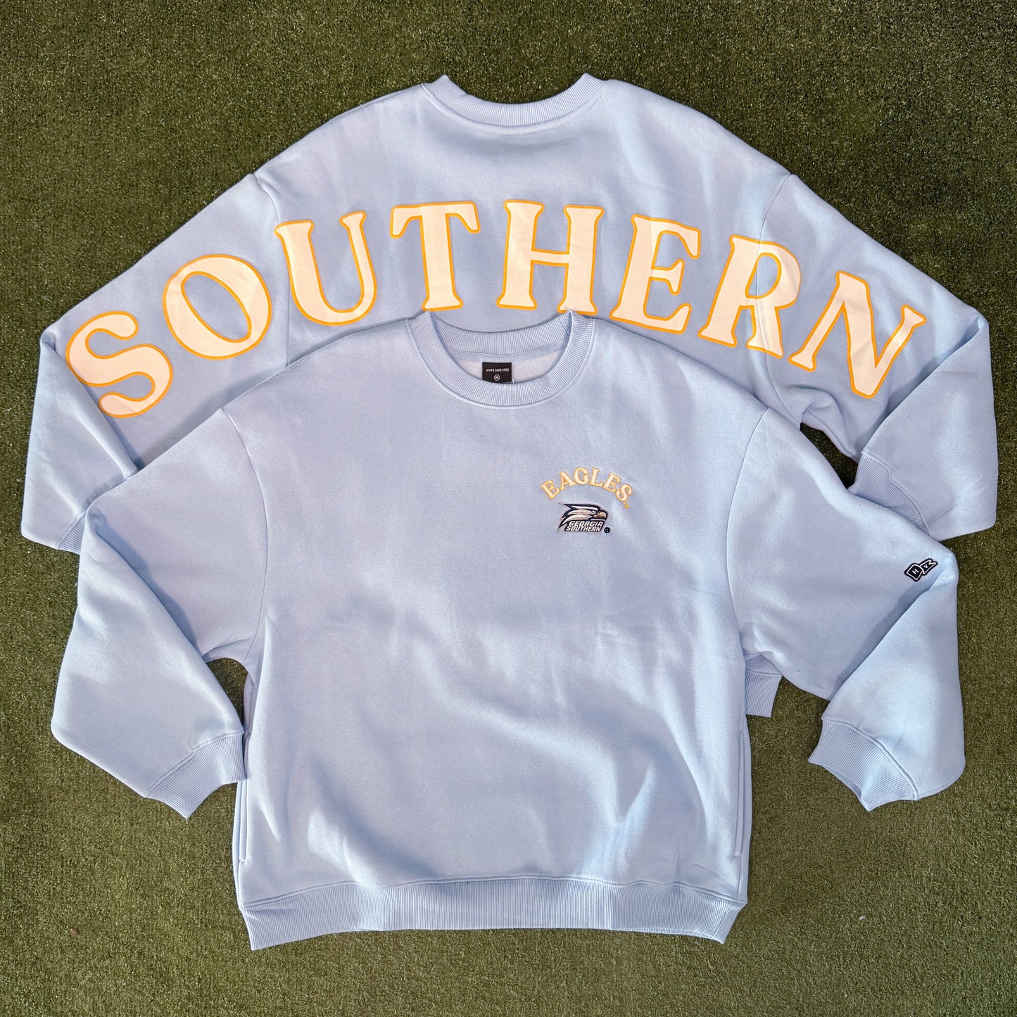 HYPE AND VICE - Baby Blue Oversize Crew