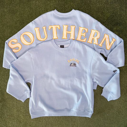 HYPE AND VICE - Baby Blue Oversize Crew