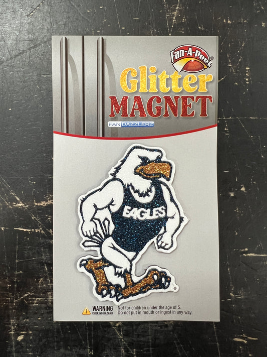 Strutting Eagle Glitter Magnet