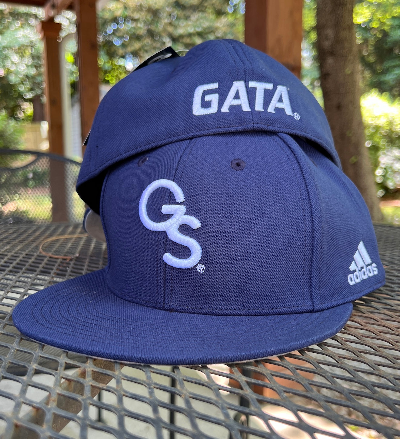 ADIDAS ON FIELD BASEBALL CAP - NAVY Flex-Fit