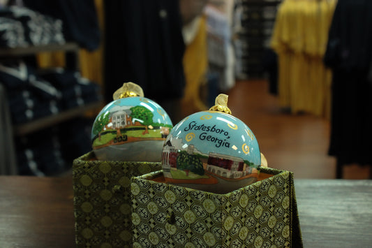 Kitty Keller Glass Statesboro, GA Ornament (2023 Edition)