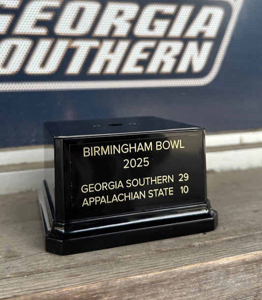 Birmingham Bowl Champions - Bobbleheads Trophy Stands