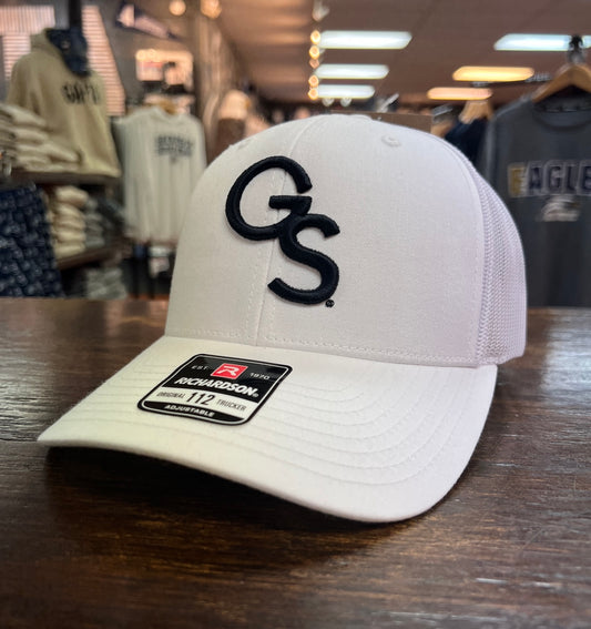 Richardson 112 - Interlocking GS White - Navy Logo