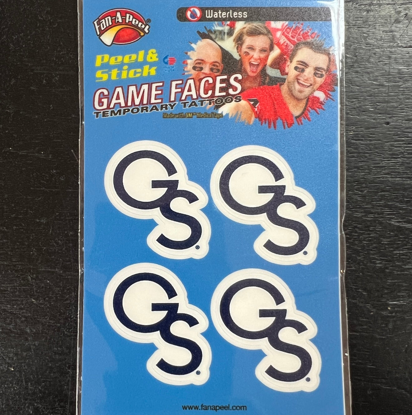 Temporary Face Tattoos - Interlocking GS