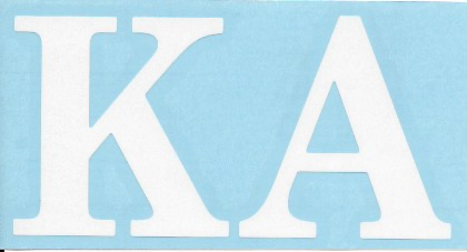 GREEK LIFE FRATERNITY STICKERS - 2" Decal Sticker