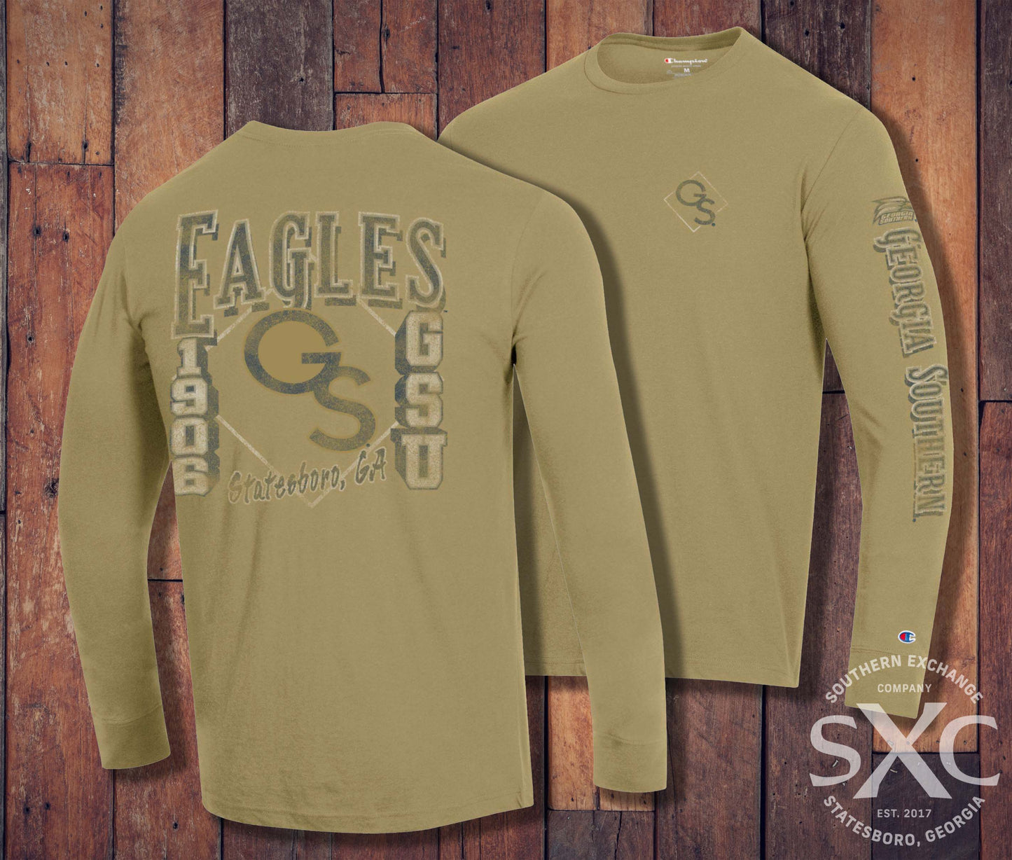 FALL 2024 Champion® - Long Sleeve Tee - Khaki