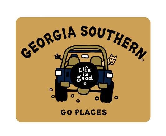 Life Is Good® 4x4 Go Places Matte-Coated Decal Sticker