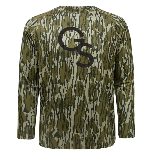 MOSSY OAK® Bottomland Long Sleeve Performance Tee - Interlocking GS