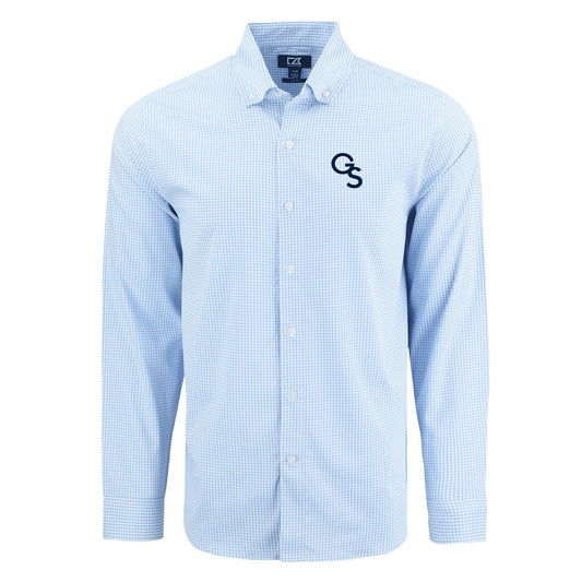 CUTTER & BUCK - Skyline Gingham Long Sleeve Button Down
