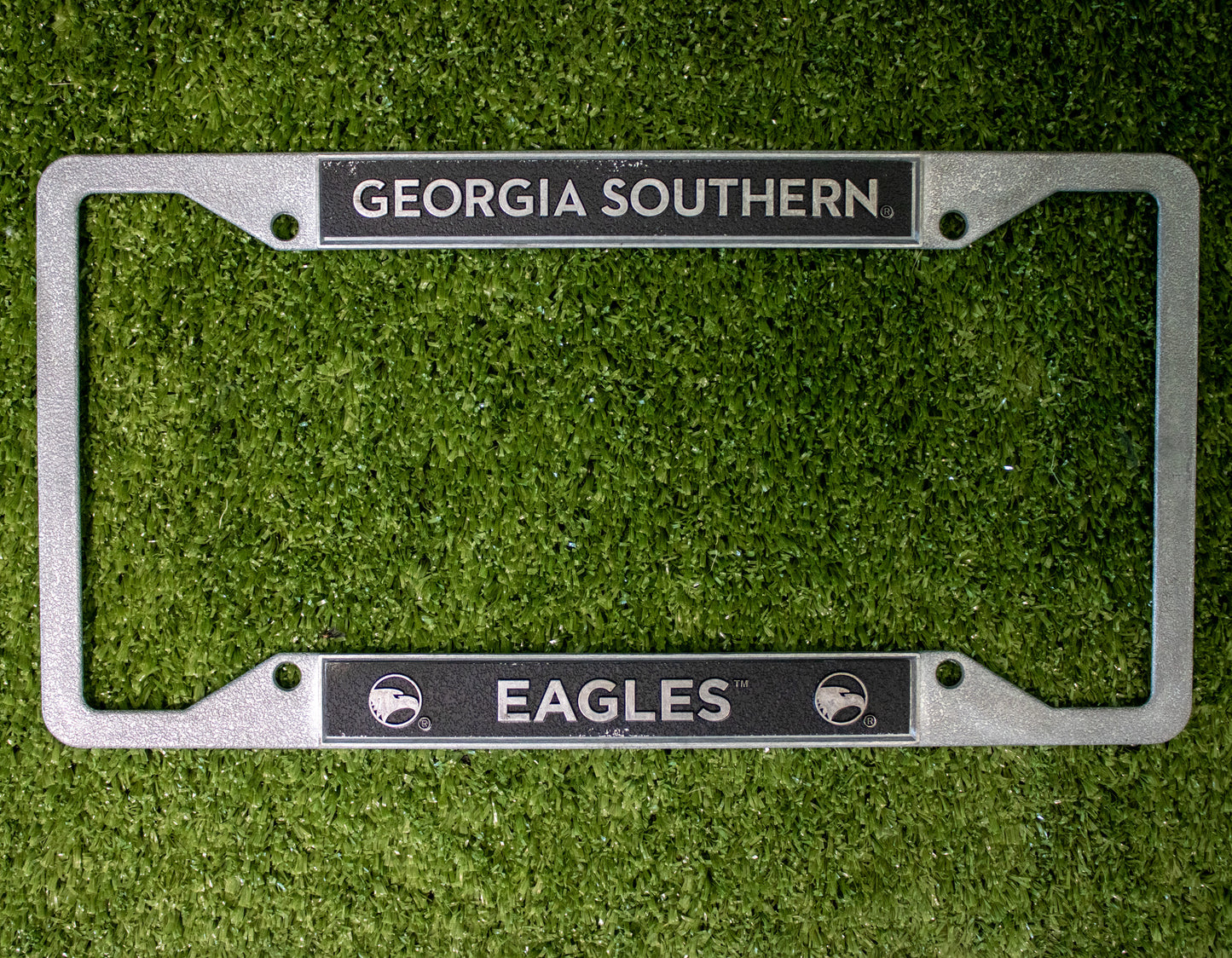 Metal GEORGIA SOUTHERN EAGLES License Plate Frame