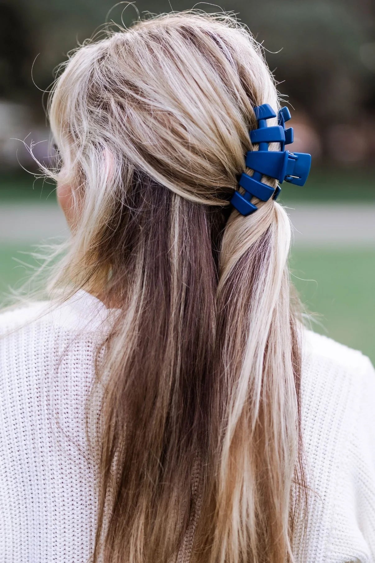 TELETIES - Medium Classic Hair Clip - Midnight Rain