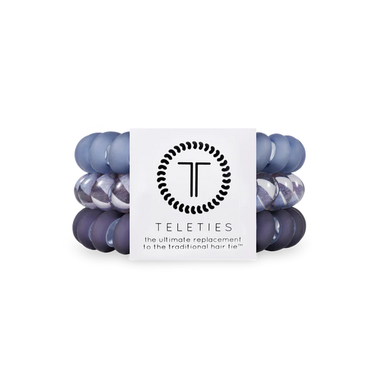 TELETIES - Large Hair Ties (3 pack) - Midnight Rain