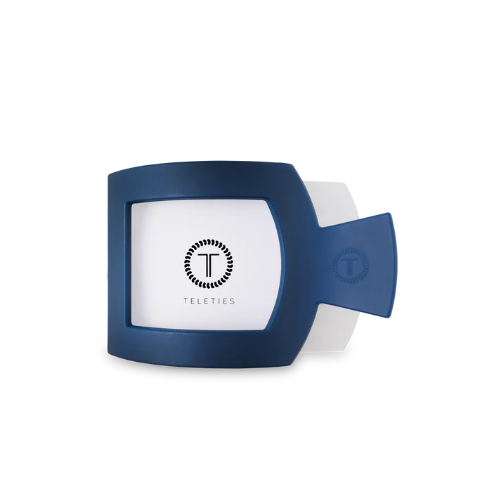 TELETIES - Medium Flat Square Hair Clip - Midnight Rain