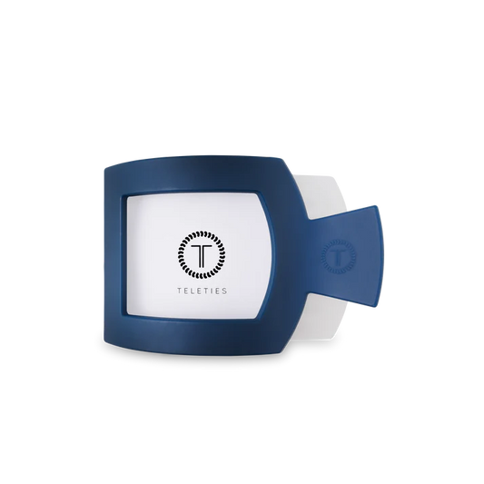 TELETIES - Medium Flat Square Hair Clip - Midnight Rain