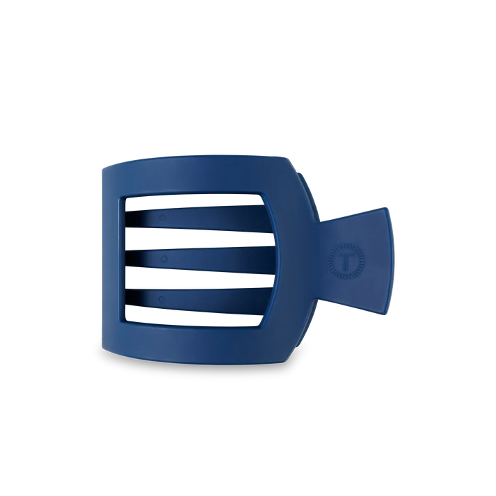 TELETIES - Medium Flat Square Hair Clip - Midnight Rain