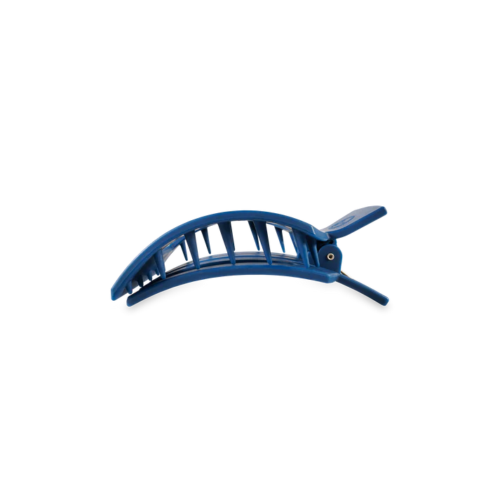 TELETIES - Small Flat Square Hair Clip - Midnight Rain