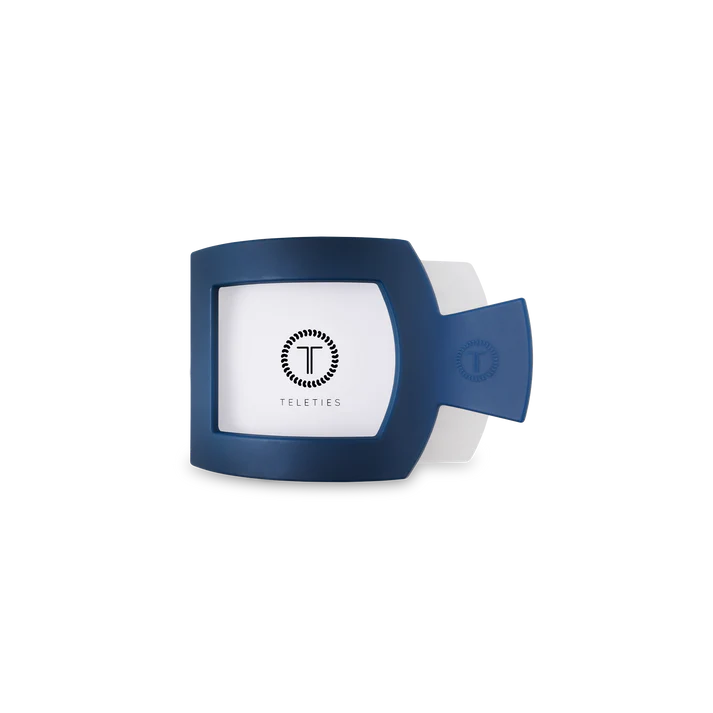 TELETIES - Small Flat Square Hair Clip - Midnight Rain