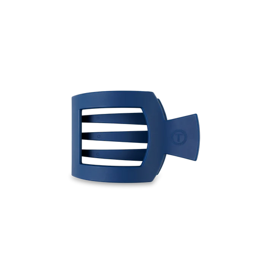 TELETIES - Small Flat Square Hair Clip - Midnight Rain