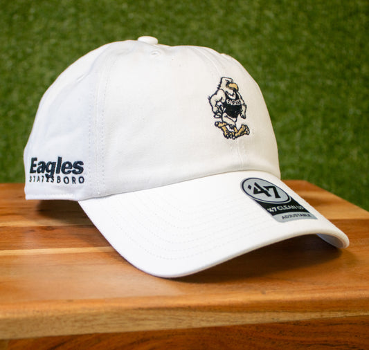 '47 Brand - Clean Up Twill Cap - Small Strutter WHITE