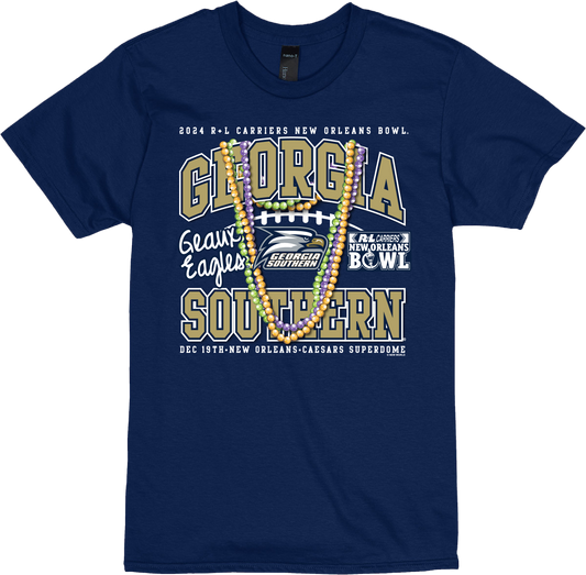 2024 NEW ORLEANS BOWL - BEADS 100% COTTON TEE