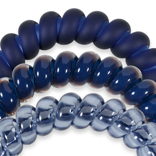 TELETIES - Small Hair Ties (3 pack) - Nightfall Navy