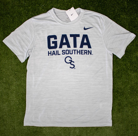 NIKE - VELOCITY GATA Dri-Fit Performance Tee - Lt Heather