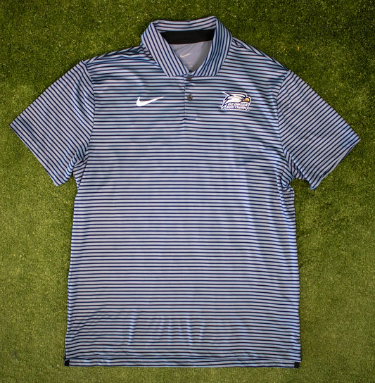 NIKE - Dri-Fit Tour Stripe Polo - Slate/Navy