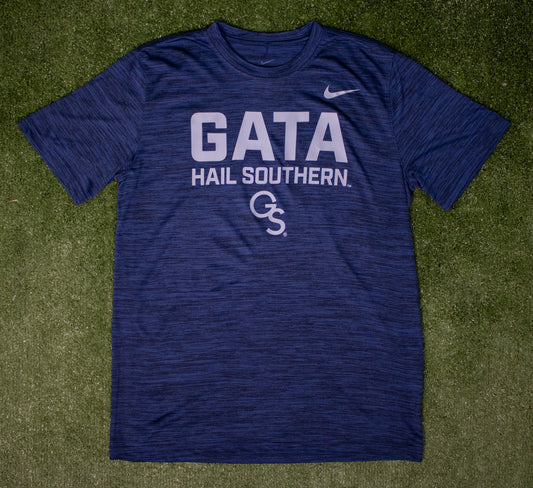 NIKE - VELOCITY GATA Dri-Fit Performance Tee - Navy
