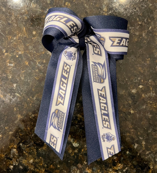 Overlap Ribbon Bow w/Tails by Wee Ones